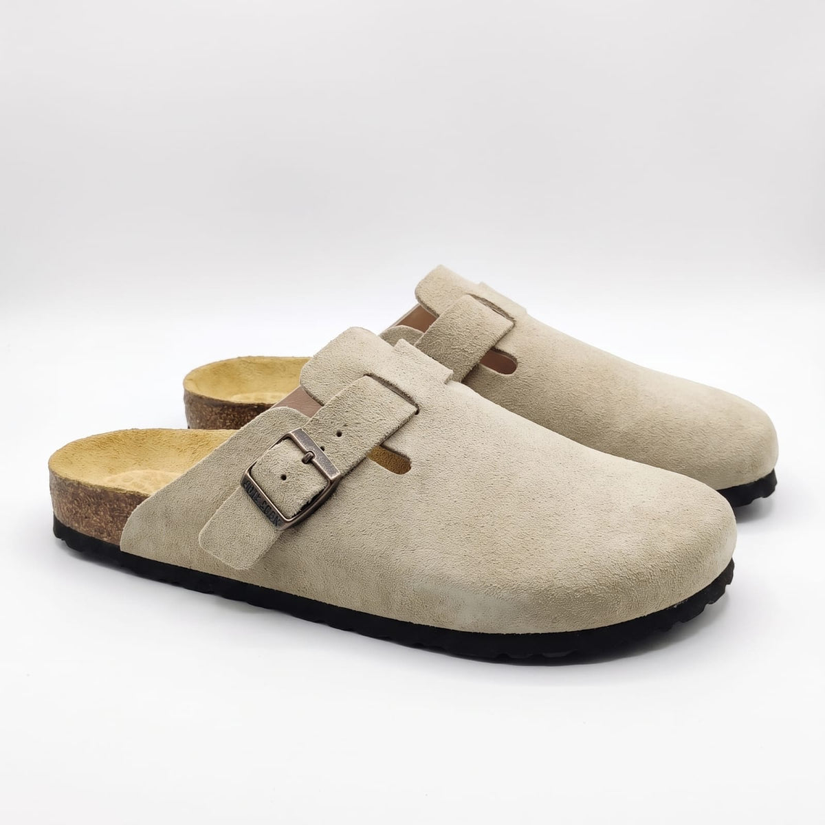 LUXIVANO Sabot Daim - Beige Taupe - image 3