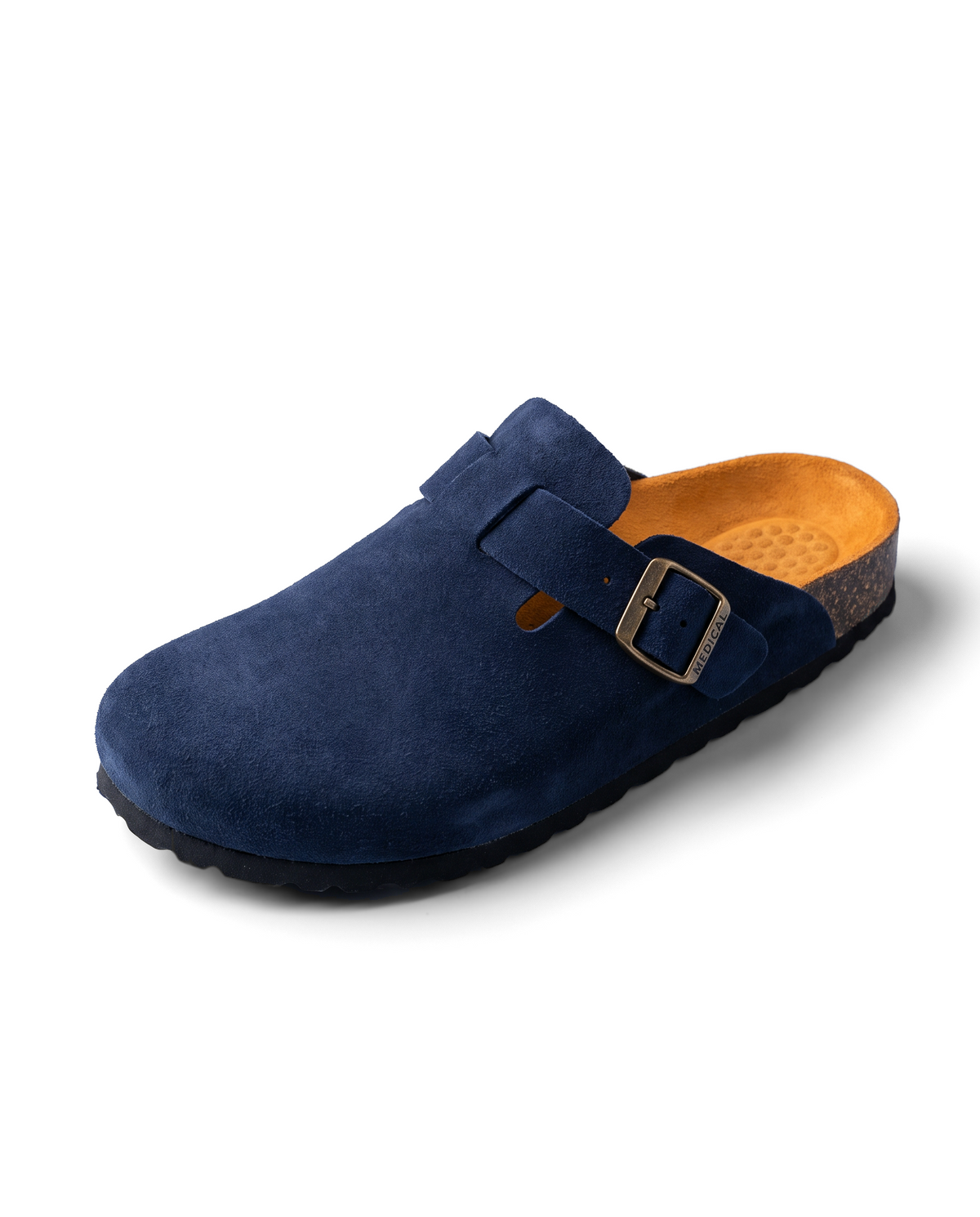 LUXIVANO Sabot Daim - Bleu marine - image 2