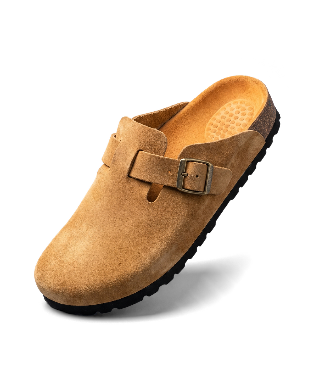 LUXIVANO Sabot Daim - Camel - image 1