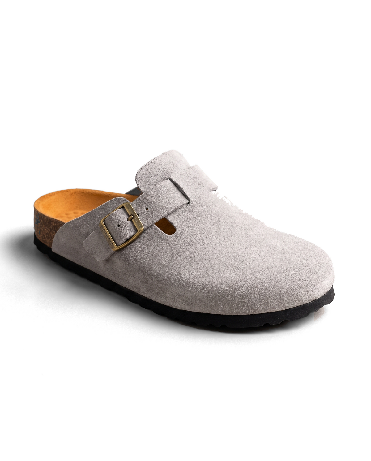 LUXIVANO Sabot Daim - Gris clair - image 1
