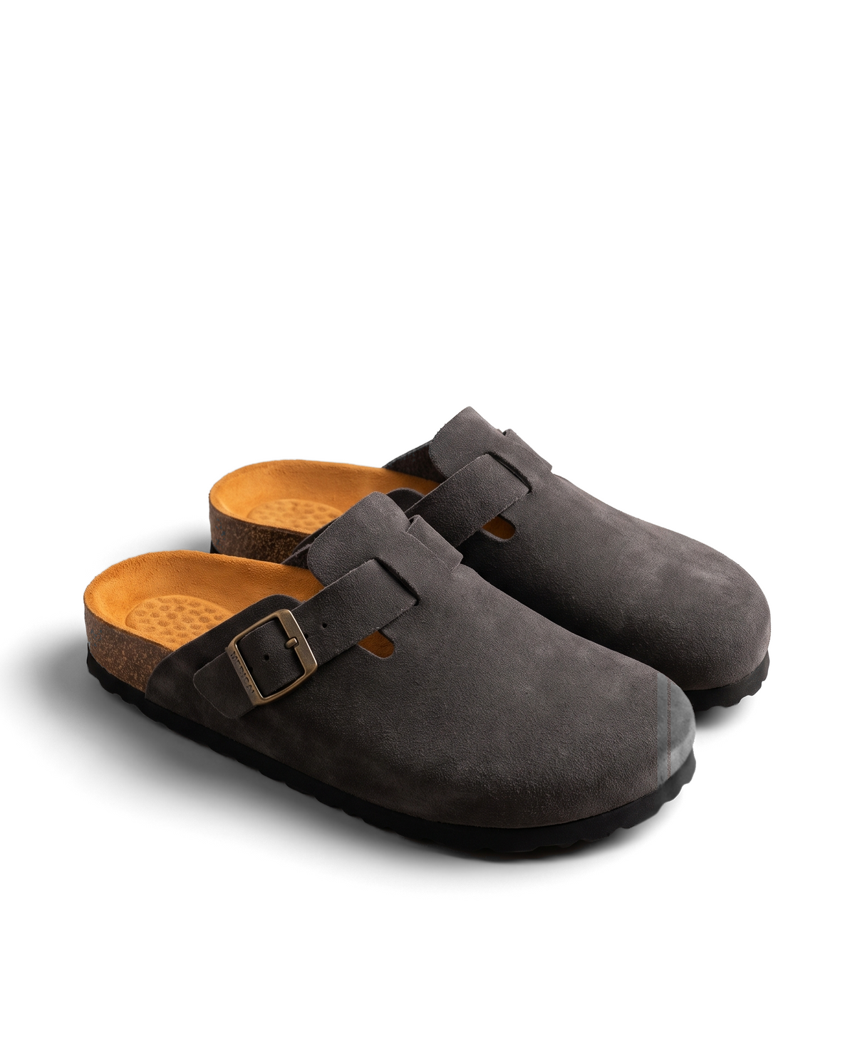 LUXIVANO Sabot Daim - Gris fonce - image 1